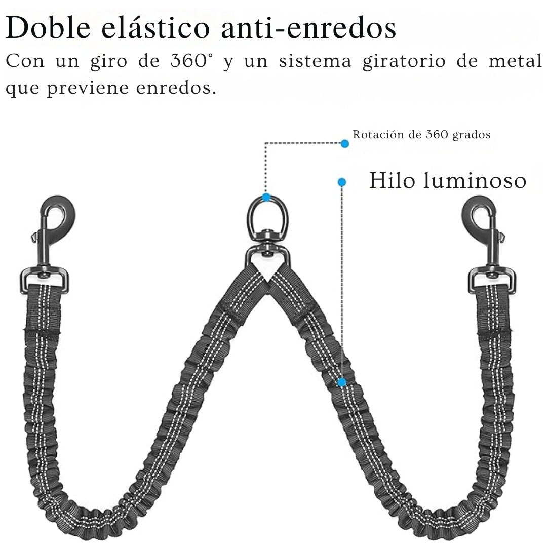 DuoLeash – Resistente, ergonómica y libre de enredos