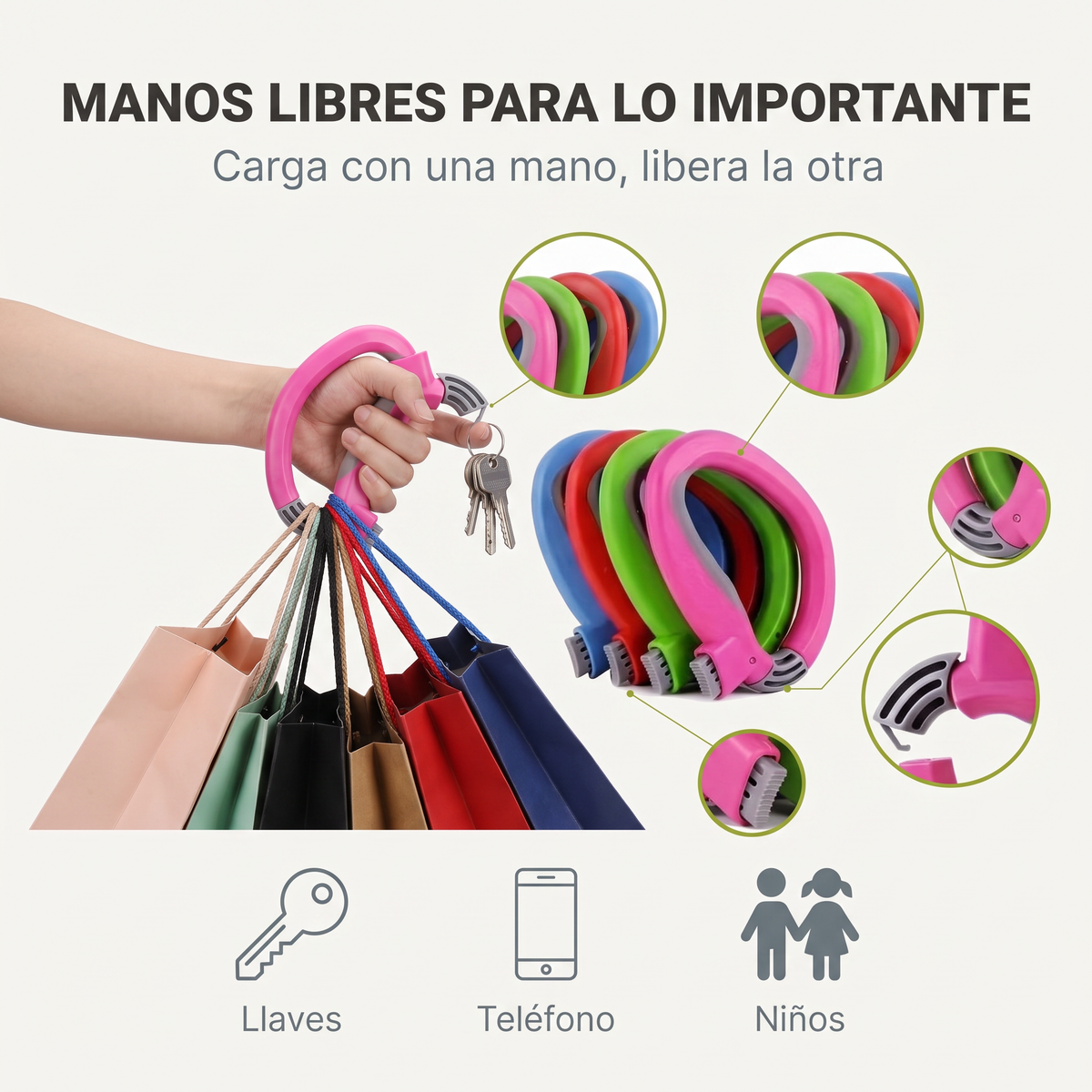 AgarrePro® – Agarre Ergonómico, Sin Dolor de Manos